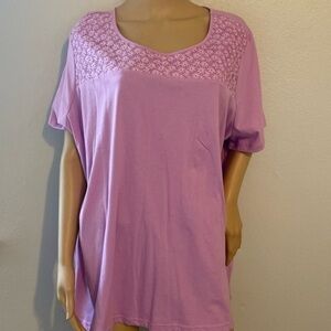 Basic Editions blouse top size 3X